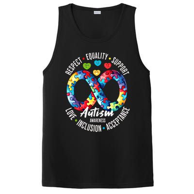 Autism Awareness Respect Equality Support Gift PosiCharge Competitor Tank