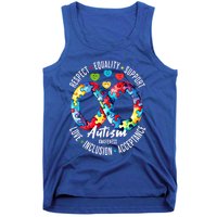 Autism Awareness Respect Equality Support Gift Tank Top