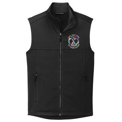 Autism Awareness Respect Equality Support Gift Collective Smooth Fleece Vest