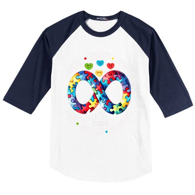 Autism Awareness Respect Equality Support Gift Baseball Sleeve Shirt