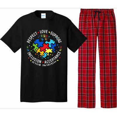 Autism Awareness Respect Love Support Autism Meaningful Gift Pajama Set