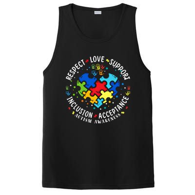 Autism Awareness Respect Love Support Autism Meaningful Gift PosiCharge Competitor Tank