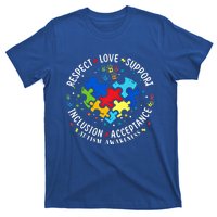 Autism Awareness Respect Love Support Autism Meaningful Gift T-Shirt