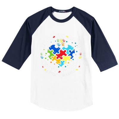 Autism Awareness Respect Love Support Autism Meaningful Gift Baseball Sleeve Shirt