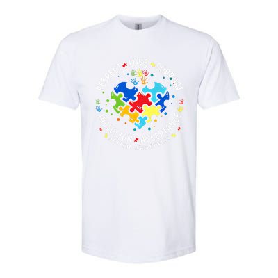 Autism Awareness Respect Love Support Autism Meaningful Gift Softstyle CVC T-Shirt