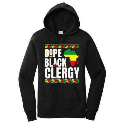 African American Religious Proud Dope Black Clergy Women's Pullover Hoodie