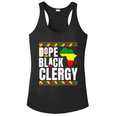 African American Religious Proud Dope Black Clergy Ladies PosiCharge Competitor Racerback Tank