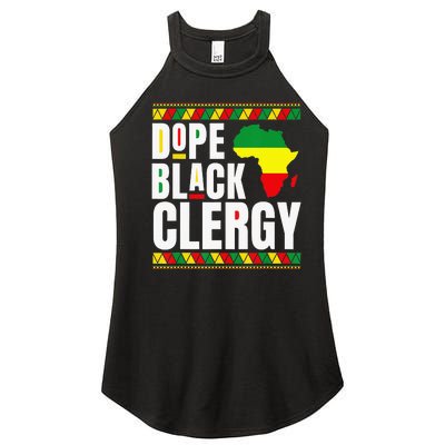 African American Religious Proud Dope Black Clergy Women’s Perfect Tri Rocker Tank