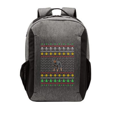 An Awesome Rottweiler Ugly Christmas Design Funny Gift Vector Backpack