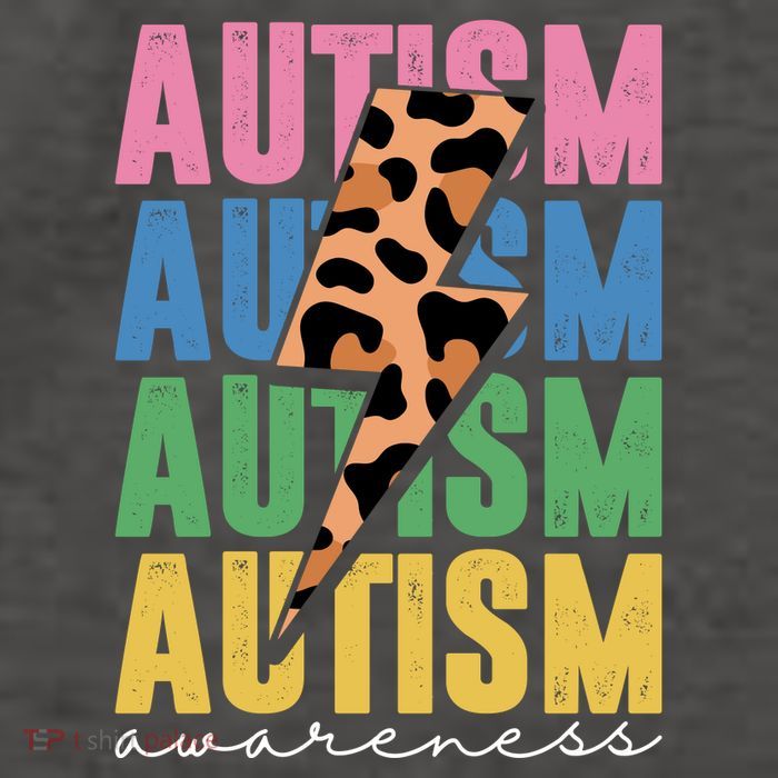 Autism Awareness Retro Cheetah Vector Backpack