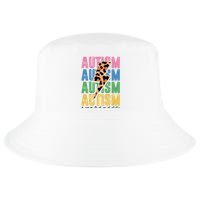 Autism Awareness Retro Cheetah Cool Comfort Performance Bucket Hat