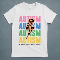 Autism Awareness Retro Cheetah T-Shirt
