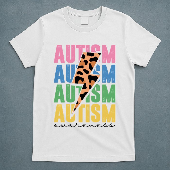 Autism Awareness Retro Cheetah T-Shirt