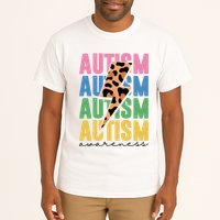 Autism Awareness Retro Cheetah Tall T-Shirt