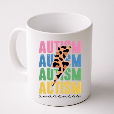 Autism Awareness Retro Cheetah Mug