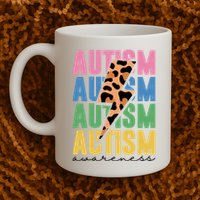 Autism Awareness Retro Cheetah Mug