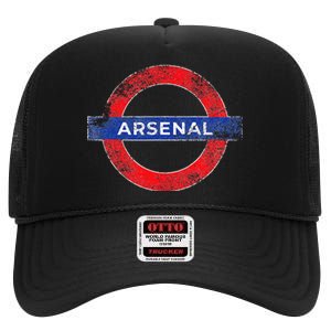 Arsenal High Crown Mesh Back Trucker Hat