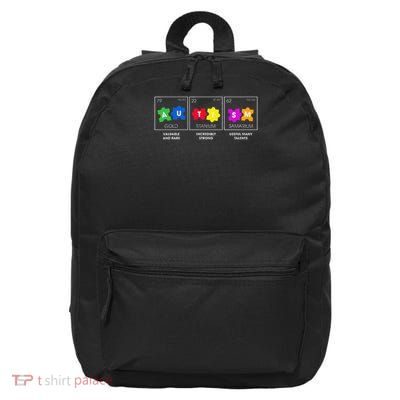 Autism Awareness Rare Strong Talent 16 in Basic Backpack