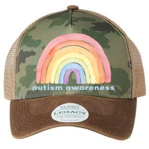 Autism Awareness Rainbow Legacy Tie Dye Trucker Hat