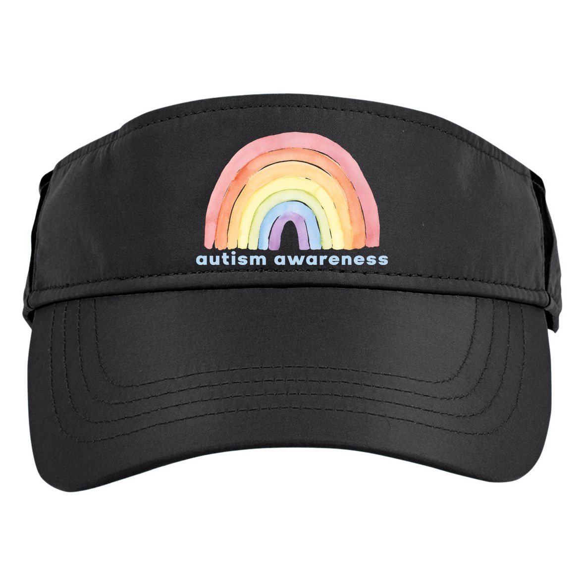 Autism Awareness Rainbow Adult Drive Performance Visor