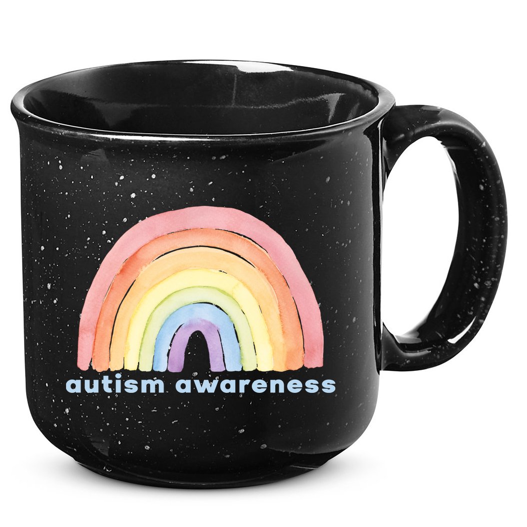 Autism Awareness Rainbow 15oz Campfire Ceramic Mug