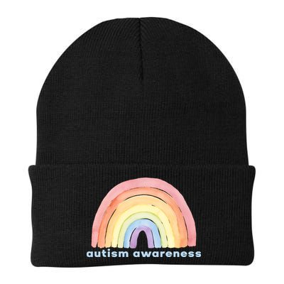 Autism Awareness Rainbow Beanie