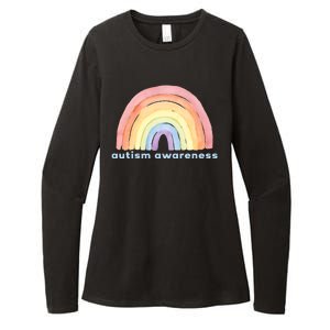 Autism Awareness Rainbow Womens CVC Long Sleeve Shirt