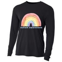 Autism Awareness Rainbow Cooling Performance Long Sleeve Crew