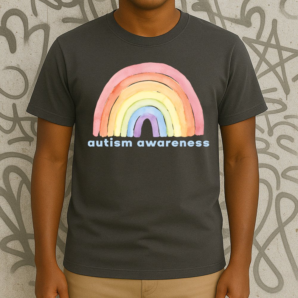 Autism Awareness Rainbow T-Shirt