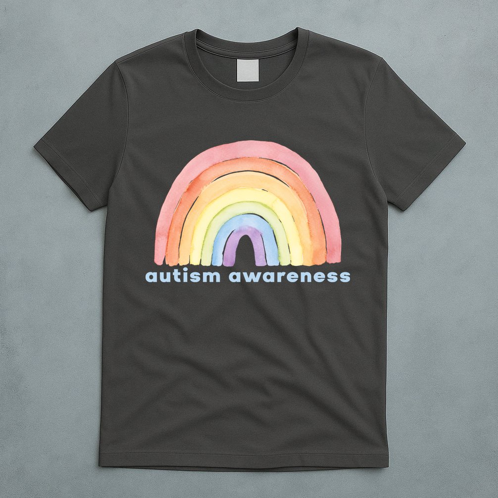 Autism Awareness Rainbow T-Shirt