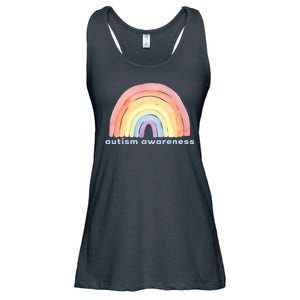 Autism Awareness Rainbow Ladies Essential Flowy Tank