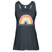 Autism Awareness Rainbow Ladies Essential Flowy Tank