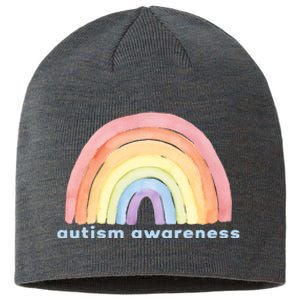 Autism Awareness Rainbow Sustainable Beanie