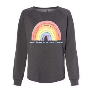 Autism Awareness Rainbow Womens California Wash Sweatshirt