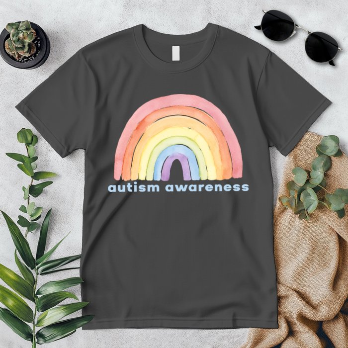 Autism Awareness Rainbow Premium T-Shirt