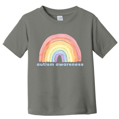 Autism Awareness Rainbow Toddler T-Shirt