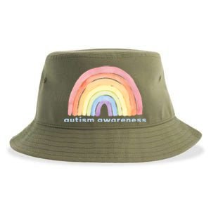 Autism Awareness Rainbow Sustainable Bucket Hat