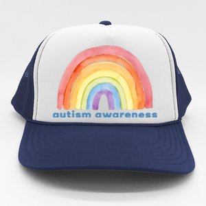 Autism Awareness Rainbow Trucker Hat