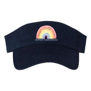 Autism Awareness Rainbow Valucap Bio-Washed Visor