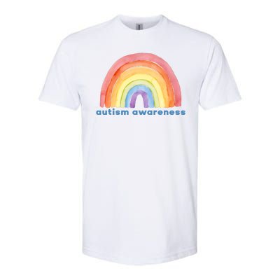 Autism Awareness Rainbow Softstyle® CVC T-Shirt