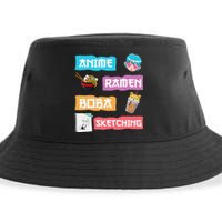 Awesome Anime Ra Boba Sketching Anime Lovers Kawaii  Sustainable Bucket Hat