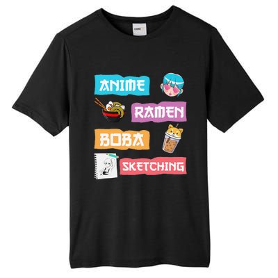 Awesome Anime Ra Boba Sketching Anime Lovers Kawaii  Tall Fusion ChromaSoft Performance T-Shirt