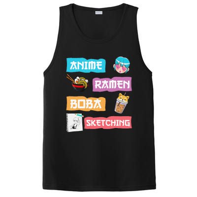 Awesome Anime Ra Boba Sketching Anime Lovers Kawaii  PosiCharge Competitor Tank