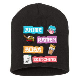 Awesome Anime Ra Boba Sketching Anime Lovers Kawaii  Short Acrylic Beanie