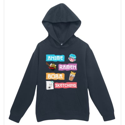 Awesome Anime Ra Boba Sketching Anime Lovers Kawaii  Urban Pullover Hoodie