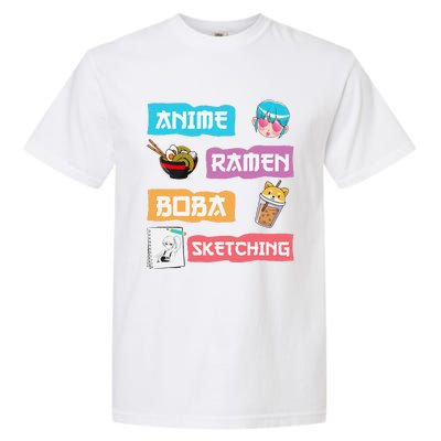 Awesome Anime Ra Boba Sketching Anime Lovers Kawaii  Garment-Dyed Heavyweight T-Shirt