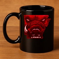 Arkansas 11oz C Handle Ceramic Mug