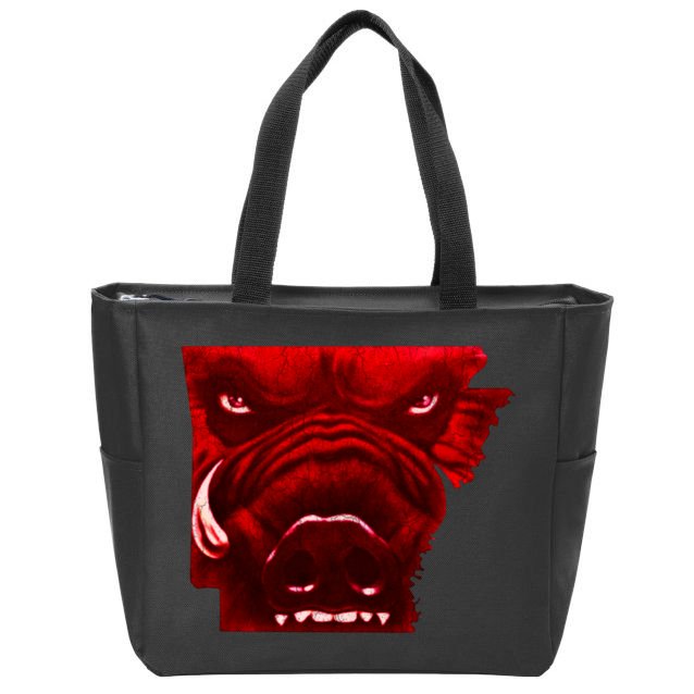 Arkansas Zip Tote Bag