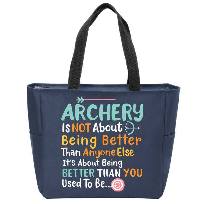 Archery Zip Tote Bag