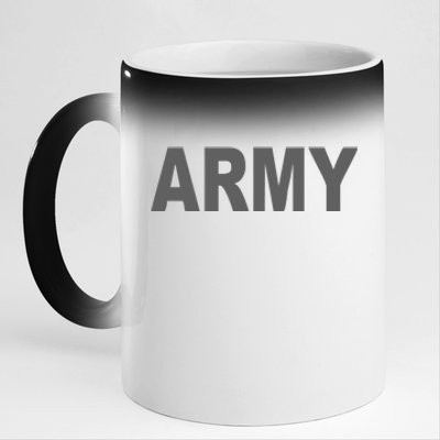 ARMY 11oz Black Color Changing Mug